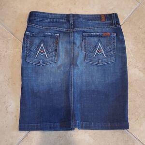 7 FOR ALL MANKIND Denim Skirt - Size 29